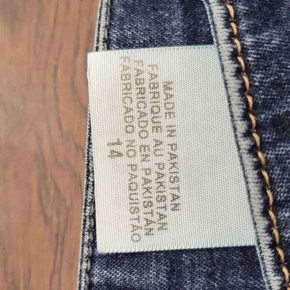 Signature Levi Strauss Ankle Capri Jeans Size 14 - Picture 5 of 5